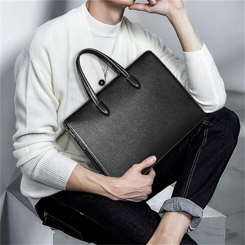 work bag Laptop Bag For Women Leather Work Tote Laptop For Computer Briefcase Business Office Fingerprint Unlock Handbag in Saudi Arabia