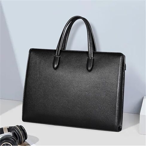 work bag Laptop Bag For Women Leather Work Tote Laptop For Computer Briefcase Business Office Fingerprint Unlock Handbag in Saudi Arabia