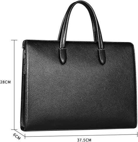work bag Laptop Bag For Women Leather Work Tote Laptop For Computer Briefcase Business Office Fingerprint Unlock Handbag in Saudi Arabia