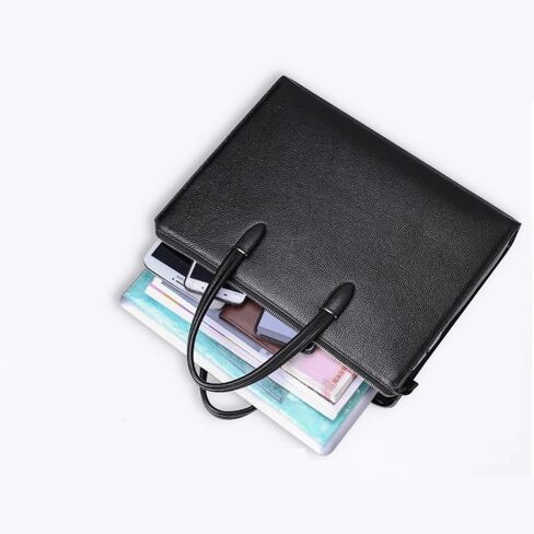 work bag Laptop Bag For Women Leather Work Tote Laptop For Computer Briefcase Business Office Fingerprint Unlock Handbag in Saudi Arabia