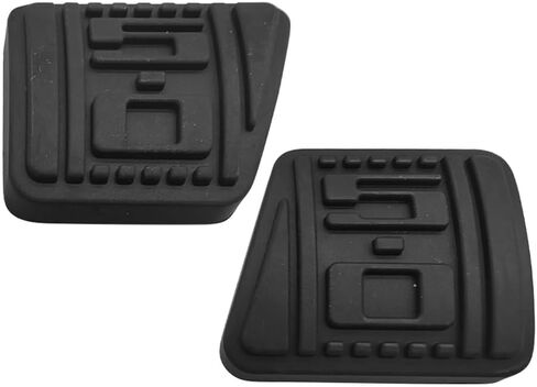 Embossed Rubber Clutch & Brake Pedal Pads for 1979-1993 Mustang 5 Speed Manual 5.0 Brake Pedal Pads Non Slip Replace E0ZZ-2457 E0ZZ-7624 in Kuwait