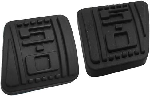 Embossed Rubber Clutch & Brake Pedal Pads for 1979-1993 Mustang 5 Speed Manual 5.0 Brake Pedal Pads Non Slip Replace E0ZZ-2457 E0ZZ-7624 in Kuwait