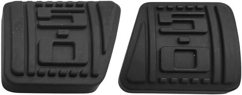 Embossed Rubber Clutch & Brake Pedal Pads for 1979-1993 Mustang 5 Speed Manual 5.0 Brake Pedal Pads Non Slip Replace E0ZZ-2457 E0ZZ-7624 in Kuwait