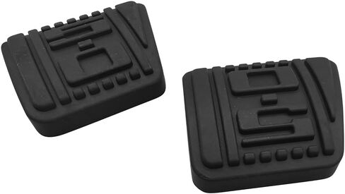 Embossed Rubber Clutch & Brake Pedal Pads for 1979-1993 Mustang 5 Speed Manual 5.0 Brake Pedal Pads Non Slip Replace E0ZZ-2457 E0ZZ-7624 in Kuwait