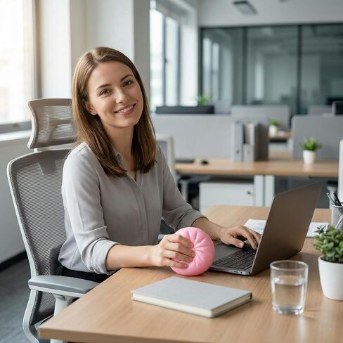 ألعاب إسفنجية زلابية، صندوق غامض إسفنجي زلابية، لعبة كرات ضغط إسفنجية ملونة، حشوات للتخزين مع جهاز بخار الطعام، لعبة مكتب قابلة للتمدد باللون الوردي in Kuwait