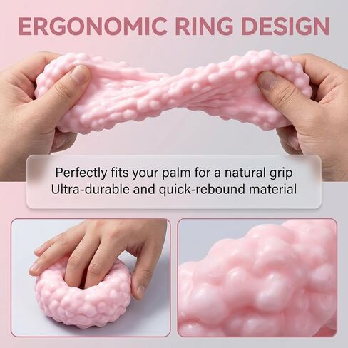 2026New Crunchy Squishy Noisy Stress Balls Ice Skin Fidget Sensory , Crunchy Squishy Moldable Stress Balls, Soft Stretchy Durable Design for Tension Relief ，Pink, Blue, Green, and Purple(4PCS) in Kuwait