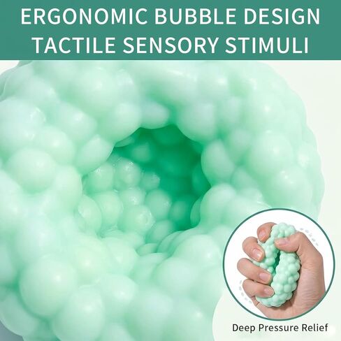 2026New Crunchy Squishy Noisy Stress Balls Ice Skin Fidget Sensory , Crunchy Squishy Moldable Stress Balls, Soft Stretchy Durable Design for Tension Relief ，Pink, Blue, Green, and Purple(4PCS) in Kuwait