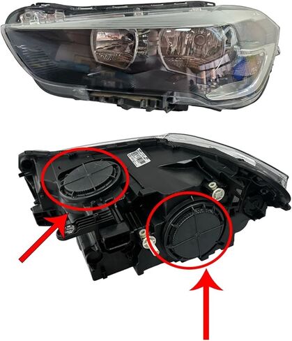 Headlight dust cover Fit For BMW X1 F49 2016 2017 2018 2019 Original Headlight Cover Waterproof Dustproof Headlamp Rear Shell Seal Round Cap Easy to Install in Saudi Arabia