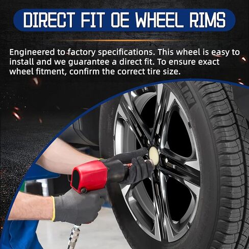 New Replacement Rim 18"x7.5" Machined Grey Premium Aluminum Alloy Wheel Rims Fit for KIA K5 GT EX 2021 2022 2023, Direct Fit and OE Stock Specs 18x7.5 inch Rim in Saudi Arabia