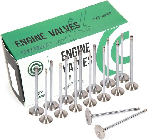 صمامات عادم السحب SA-9761182426 من Evergreen متوافقة مع/لـ 90-96 Honda Accord Prelude 2.2L F22A1، F22A4، F22A6 in Kuwait