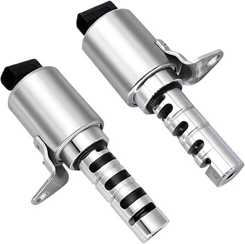 2pcs Intake and Exhaust Engine Variable Valve Timing VVT Solenoid Compatible with Land Rover Range Rover Evoque Discovery Sport LR2 Fit for Jaguar XF L4 2.0L 12 13 14 15 16 Replaces LR025652 LR024995 in Saudi Arabia