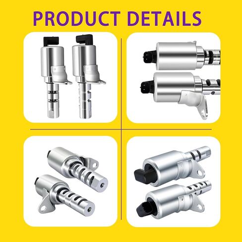 2pcs Intake and Exhaust Engine Variable Valve Timing VVT Solenoid Compatible with Land Rover Range Rover Evoque Discovery Sport LR2 Fit for Jaguar XF L4 2.0L 12 13 14 15 16 Replaces LR025652 LR024995 in Saudi Arabia