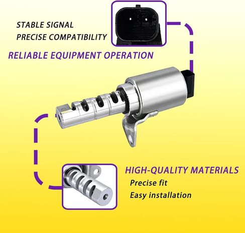 2pcs Intake and Exhaust Engine Variable Valve Timing VVT Solenoid Compatible with Land Rover Range Rover Evoque Discovery Sport LR2 Fit for Jaguar XF L4 2.0L 12 13 14 15 16 Replaces LR025652 LR024995 in Saudi Arabia