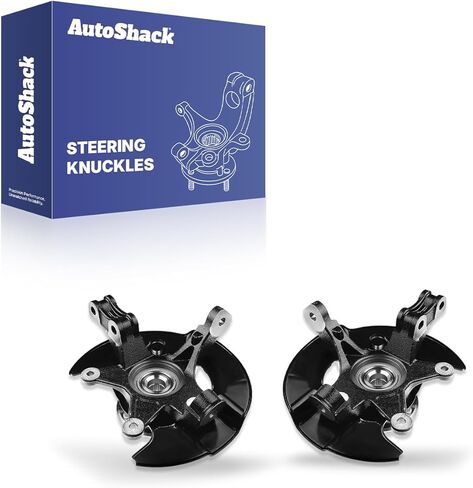 مجموعة مفاصل التوجيه ومحور العجلة المحملة من الأمام من AutoShack - جانب السائق والراكب لسيارة Honda، Pilot 2005-2008، FWD AWD V6 3.5L - مع ABS in Kuwait