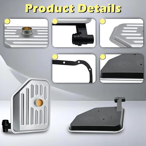 A5GF1 A5HF1 F4A41 W4A51 مجموعات فلتر ناقل الحركة للسيارات حشية وعاء الزيت مناسبة لشركة Hyundai لكيا توكسون سبورتاج إلنترا سانتا في سورينتو سوناتا أزيرا تيبورون # 46321-39010 in Kuwait