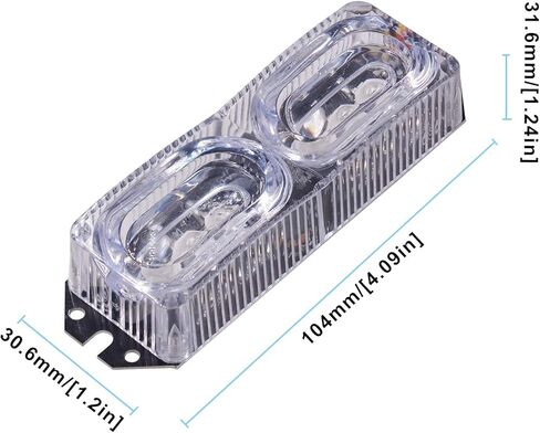 6 مصابيح LED للدراجة النارية، 9 فولت - 80 فولت، ضوء إشارة الانعطاف المستمر، مصابيح فرامل LED بوضعين، مصباح لوحة الدراجة الإلكترونية مع أضواء حمراء وزرقاء، مصباح الطوارئ - زوج واحد (أحمر + أزرق) in Kuwait