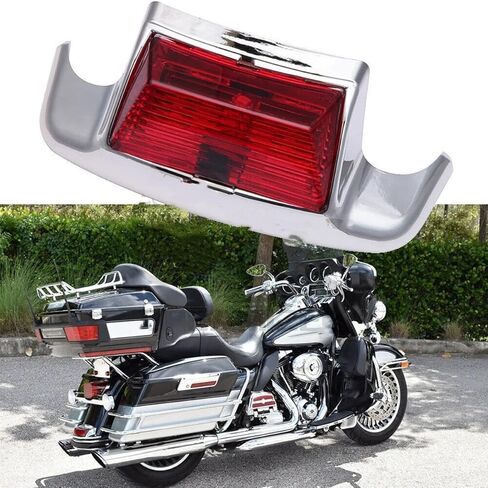 أضواء الحاجز الخلفي، ضوء الفرامل الذيل بطرف الحاجز متوافق مع Harley Electra Glide Road King Softail Heritage Touring - عدسات شفافة in Saudi Arabia