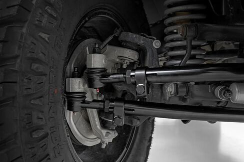 طقم توجيه Rough Country HD لسيارة Jeep Wrangler JL (2018-2025) Gladiator JT (2020-2025) - طقم التوجيه والمثبت in Kuwait