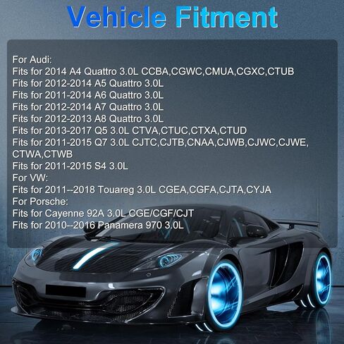 3.0T مجموعة سلسلة توقيت المحرك تناسب أودي A4 A5 A6 A7 A8 Quattro Q5 Q7، لشركة فولكس فاجن طوارق، لبورش كايين 92A باناميرا 970 3.0L سوبر تشارج OE 06E109217Q 06E109218T in Kuwait