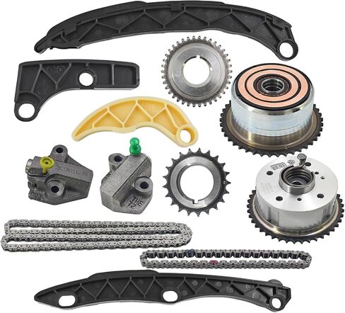 مجموعة سلسلة التوقيت 24350-2GGB0 متوافقة مع Hyundai Sonata لـ Santa Fe Sport لـ Tucson لـ Santa Fe لـ Veloster N لـ Elantra N لـ Kona N Fit لـ Kia Sportage لـ Sorento 2.0L 2.4L 2016-2025 in Kuwait