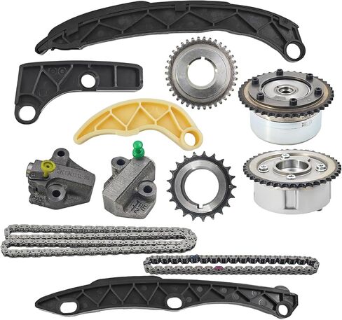 مجموعة سلسلة التوقيت 24350-2GGB0 متوافقة مع Hyundai Sonata لـ Santa Fe Sport لـ Tucson لـ Santa Fe لـ Veloster N لـ Elantra N لـ Kona N Fit لـ Kia Sportage لـ Sorento 2.0L 2.4L 2016-2025 in Kuwait