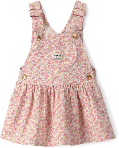OshKosh B'Gosh Girls' World's Best Overalls, Blue Peach Shortall, 3T in Kuwait