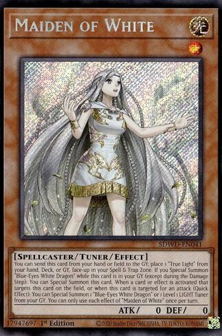 Maiden of White (Secret Rare) - SDWD-EN041 - Secret Rare - 1st Edition in Kuwait
