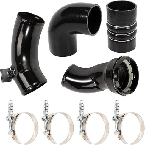 667-300 مجموعة أنابيب المبرد الجانب البارد لـ F250 F350 F450 F550 Super Duty 6.7L V8 ديزل 2011 2012 2013 2014 2015 2016 مجموعة أنابيب المبرد الداخلي in Kuwait