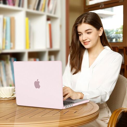 MOSISO Compatible with MacBook Pro 14 inch Case 2026-2021 M5 M4 M3 M2 M1 A3427 A3426 A3434 A3112 A3185 A3401 A2918 A2992 A2779 A2442, 4 in 1 Kit Crack-Resistant Reinforced Corners Shell, Pink in Kuwait