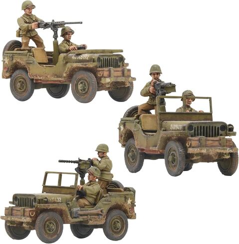 Warlord Games Bolt Action: USA: Go Everywhere! US Jeep Armoured Platoon in Kuwait