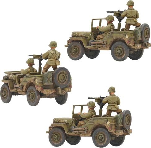 Warlord Games Bolt Action: USA: Go Everywhere! US Jeep Armoured Platoon in Kuwait