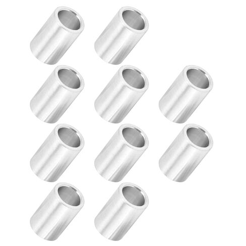 Oumefar Aluminum Alloy Round Gasket High Strength Structure Support Fittings for Shaft Installation 10pcs Set 8mm Outer Diameter for Column (12mm Long) in Kuwait