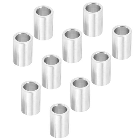 Oumefar Aluminum Alloy Round Gasket High Strength Structure Support Fittings for Shaft Installation 10pcs Set 8mm Outer Diameter for Column (12mm Long) in Kuwait