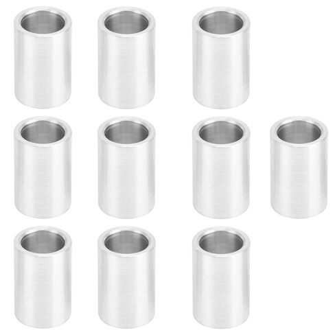 Oumefar Aluminum Alloy Round Gasket High Strength Structure Support Fittings for Shaft Installation 10pcs Set 8mm Outer Diameter for Column (12mm Long) in Kuwait