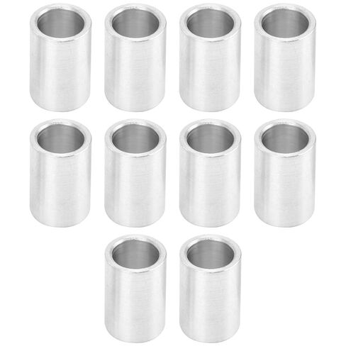 Oumefar Aluminum Alloy Round Gasket High Strength Structure Support Fittings for Shaft Installation 10pcs Set 8mm Outer Diameter for Column (12mm Long) in Kuwait