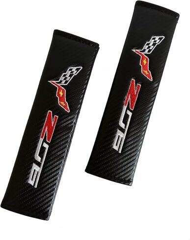 Pair Car Seat Shoulder Corvette Comfortable Driving Safety Belt Cushion Pad for Z06 in Saudi Arabia