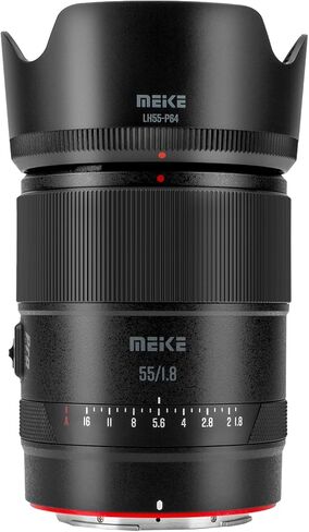 Meike 55mm F1.8 Pro Full Frame AF STM Stepping Motor Lens Standard Aperture Auto Focus Fixed Prime Portrait Lenses for Nikon Z Mount Mirrorless Cameras Z5 Z6 Z7 Z6II Z7II Z9 Z30 Z50 Z fc in Saudi Arabia