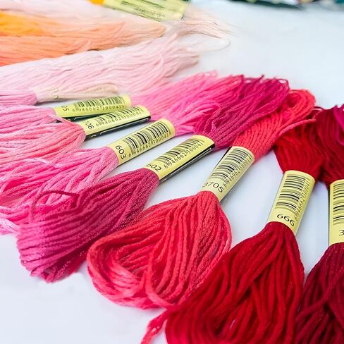 200+Color Friendship Bracelet String Skeins Embroidery Floss Cross Stitch Embroidery Thread Cotton Floss Bracelet Yarn, Craft Floss in Saudi Arabia