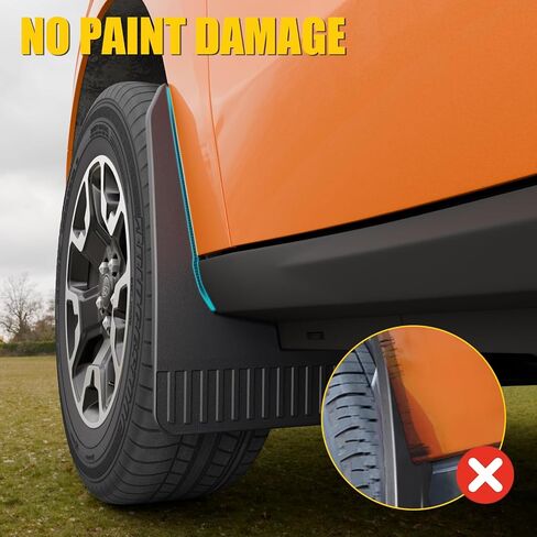Mud Flaps 4PCS Compatible with 2022-2025 2026 Ford Maverick (Not for Lobo) Mud Guards Front & Rear No Drilling Splash Guards All Weather Protection Accessories (Extra Large Version) in Saudi Arabia