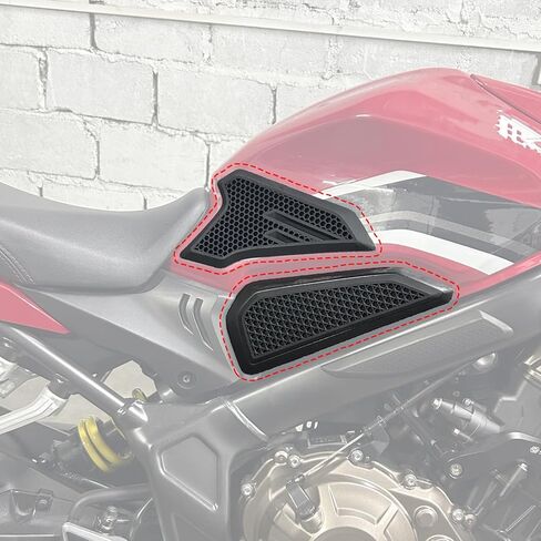 for CBR650R CB650R CBR CB 650R Motorcycle Fuel Tank Traction Pad Side Gas Knee Grip Protective Sticker Protector (for Honda Vehicle) (2019 Onwards), Black in Kuwait