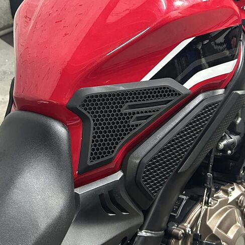 for CBR650R CB650R CBR CB 650R Motorcycle Fuel Tank Traction Pad Side Gas Knee Grip Protective Sticker Protector (for Honda Vehicle) (2019 Onwards), Black in Kuwait