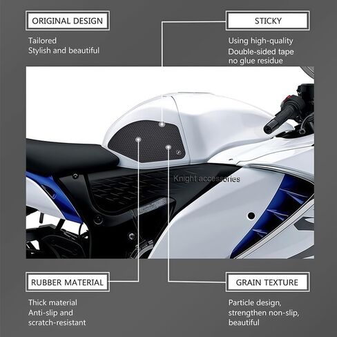 for Hayabusa GSXR1300 GSXR 1300 gsxr1300 G SXR1300 2021-2025 Motorcycle Accessories Side Fuel Tank pad Tank Pads Protector Stickers Decal Gas Knee Grip Traction Pad Tankpad in Kuwait