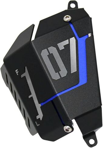 غطاء حماية لخزان تبريد الألومنيوم MT07 FZ07 CNC لـ MT-07 FZ-07 2014-2019 حماية خزان سائل التبريد، قطعة واحدة للراكبين عالي الأداء (أزرق) in Kuwait
