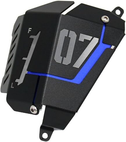 غطاء حماية لخزان تبريد الألومنيوم MT07 FZ07 CNC لـ MT-07 FZ-07 2014-2019 حماية خزان سائل التبريد، قطعة واحدة للراكبين عالي الأداء (أزرق) in Kuwait