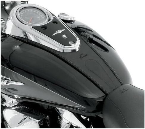 Mustang Plain Black Tank Bib for 2003-2009 Honda VTX1300C - One Size in Kuwait