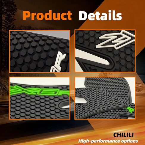 Tank pad for Kawasaki Ninja ZX6R ZX-6R ZX636 2013-2025 accessories Tank grips,with anti-slip texture Increase friction traction pad Fuel tank protector（White font） in Saudi Arabia