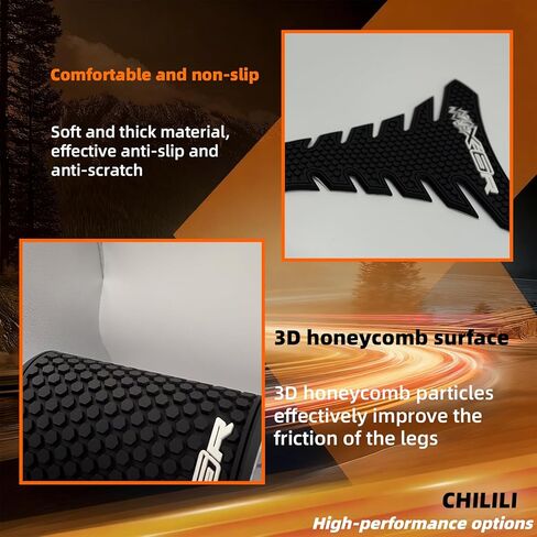 Tank pad for Kawasaki Ninja ZX6R ZX-6R ZX636 2013-2025 accessories Tank grips,with anti-slip texture Increase friction traction pad Fuel tank protector（White font） in Saudi Arabia