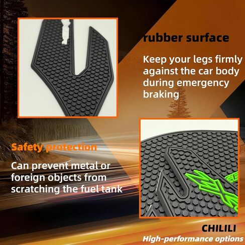 Tank pad for Kawasaki Ninja ZX6R ZX-6R ZX636 2013-2025 accessories Tank grips,with anti-slip texture Increase friction traction pad Fuel tank protector（White font） in Saudi Arabia