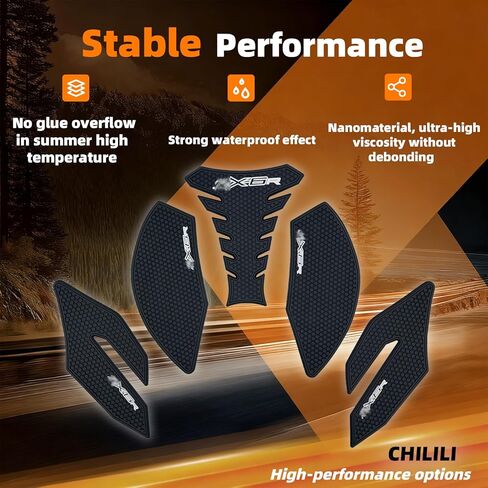 Tank pad for Kawasaki Ninja ZX6R ZX-6R ZX636 2013-2025 accessories Tank grips,with anti-slip texture Increase friction traction pad Fuel tank protector（White font） in Saudi Arabia