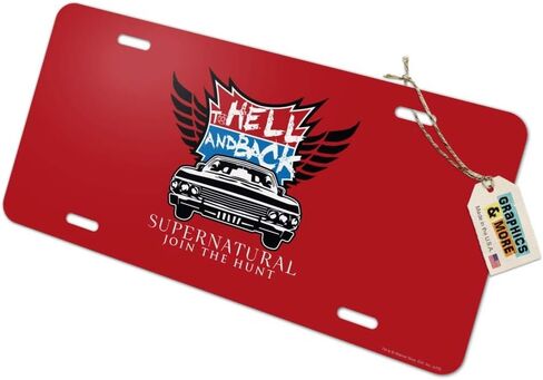 GRAPHICS & MORE Supernatural Brother Novelty Metal Vanity Tag License Plate in Kuwait